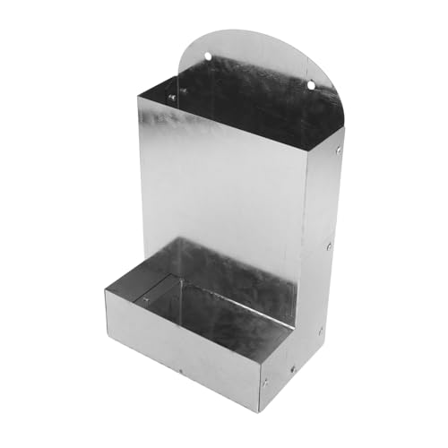 GANAZONO Metall-futtertrog für Geflügel mit Automatischer Nachfüllung Robuster Selbstbedienungs-futterspender für Hühner Vielseitiger Metall-futternapf Platzsparend für Kleinfarmen und GANAZONO Metall-futtertrog für Geflügel mit Automatischer Nachfüllung Robuster Selbstbedienungs-futterspender für Hühner Vielseitiger Metall-futternapf Platzsparend für Kleinfarmen und von GANAZONO