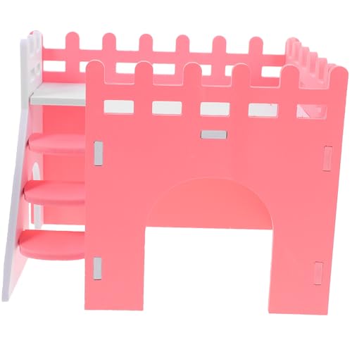 GANAZONO Multifunktionales Kleintierhaus für Hamster Meerschweinchen und Igel Großes Mehrkammeriges Versteck mit Rampe Robustes Rosa Versteck zum Schlafen und Rückzug GANAZONO Multifunktionales Kleintierhaus für Hamster Meerschweinchen und Igel Großes Mehrkammeriges Versteck mit Rampe Robustes Rosa Versteck zum Schlafen und Rückzug von GANAZONO