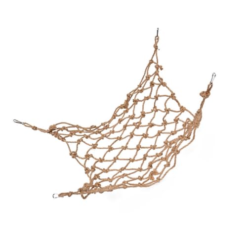 GANAZONO Parrot Cage Toy Kletternetz Für Papageien Kleines Spielzeug Mit Hängendem Buckle Geeignet Für Wellensittiche Nymphensittiche Und Andere Vögel Aus Strapazierfähigem von GANAZONO