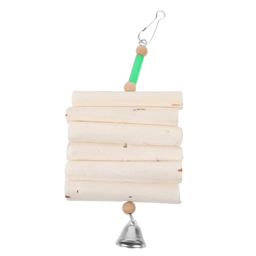 GANAZONO Holz Papageien Spielzeug Zum Aufhängen Kauspielzeug Für Papageien Und Vögel Zerkleinerungsspielzeug Für Papageienkäfige Vogelkäfig-zubehör Zum Aufhängen von GANAZONO