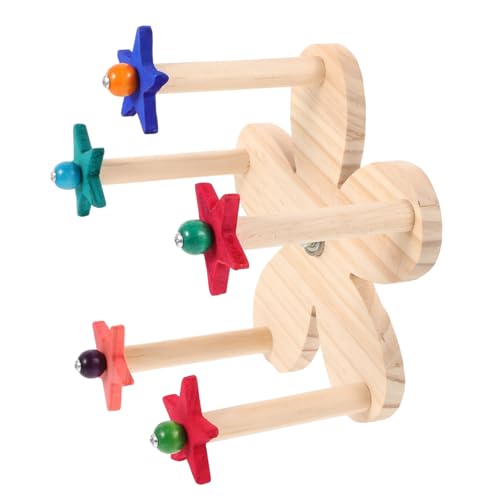 GANAZONO Holzspielzeug Für Vögel Rotierendes Papageien-Rad Zum Stehen Und Klettern Im Käfig Praktisches Perch-Spielzeug Für Nymphensittiche Und Wellensittiche GANAZONO Holzspielzeug Für Vögel Rotierendes Papageien-Rad Zum Stehen Und Klettern Im Käfig Praktisches Perch-Spielzeug Für Nymphensittiche Und Wellensittiche von GANAZONO
