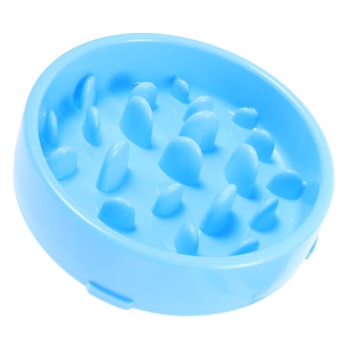 GANAZONO Pet Slow Feeder Schüssel für Hunde und Katzen S Blau Schling Napf zur Vermeidung von Erbrechen und Blähungen für Trocken und Nassfutter Umweltfreundliches von GANAZONO