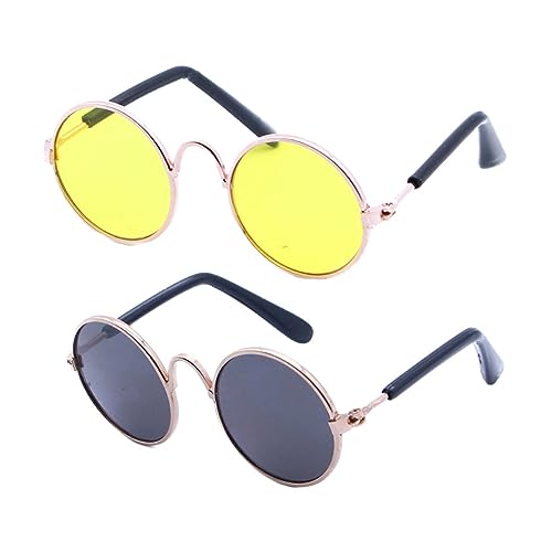 GANAZONO Pet Sonnenbrille für Hunde und Katzen Lustige Kreative Brille mit Goldenem UV Schutz für Haustiere für Partys und Fotoshootings Leicht und Langlebig GANAZONO Pet Sonnenbrille für Hunde und Katzen Lustige Kreative Brille mit Goldenem UV Schutz für Haustiere für Partys und Fotoshootings Leicht und Langlebig von GANAZONO