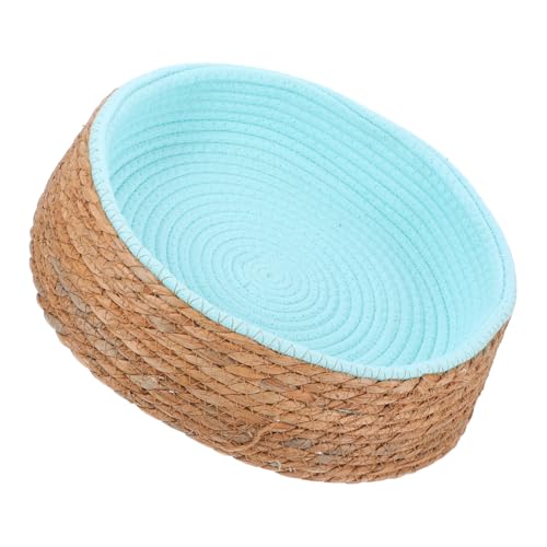 GANAZONO Pet Wicker Bed für Katzen und Hunde Handgefertigtes Geflochtenes Bett aus Natürlichem Material rutschfest und Kratzfest für Kleine Haustiere Vielseitig Einsetzbar Grün GANAZONO Pet Wicker Bed für Katzen und Hunde Handgefertigtes Geflochtenes Bett aus Natürlichem Material rutschfest und Kratzfest für Kleine Haustiere Vielseitig Einsetzbar Grün von GANAZONO