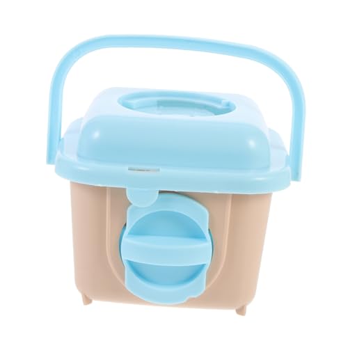 GANAZONO Plastik Hamsterbox Tragetasche mit Belüftung Kleintier Transportkäfig für Outdoor Nutzung Stabiles Kleines Haustier Nest für Hamster Mäuse Meerschweinchen Blau von GANAZONO