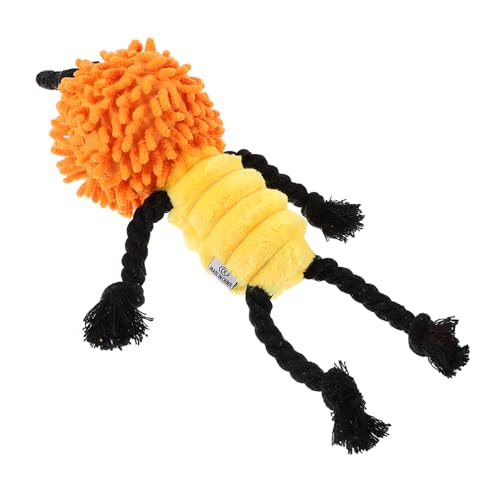 GANAZONO Zerrspielzeug für Hunde Plüsch Quietschspielzeug Interaktives Spielzeug mit Bungee Seil für Welpen und Kleine Hunde Langlebig und Robust von GANAZONO