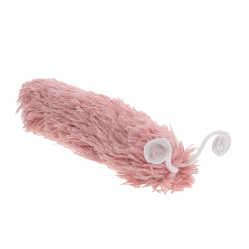GANAZONO Raupenspielzeug Kätzchen lustige spielzeuge für Katzen Catnip Raupe - lebensechte Raupen lustiges Katzenspielzeug Katzenminze Cat Toy Raupe Plüsch Rosa von GANAZONO