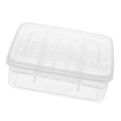 GANAZONO Reptilien Brutkasten Fächer Transparent Kunststoff Ei Inkubator Box für Schildkröten Eidechsen Geckos Geeignet Beobachtungsfreundlich und Übersichtlich von GANAZONO