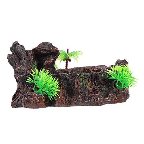 GANAZONO Reptilien Wasserschale aus Resin Futternapf für Schildkröten Eidechsen und Geckos Tiergerechtes Design für Einfache Pflege und Natürliche Aquarien Dekoration GANAZONO Reptilien Wasserschale aus Resin Futternapf für Schildkröten Eidechsen und Geckos Tiergerechtes Design für Einfache Pflege und Natürliche Aquarien Dekoration von GANAZONO