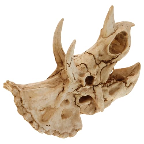 GANAZONO Resin Dinosaur Skull Hideout für Reptilien Künstliche Höhle für Terrarium Aquarium Dekoration Langlebig Pflegeleicht für Dinosaurier Fans und Aquariengestaltung GANAZONO Resin Dinosaur Skull Hideout für Reptilien Künstliche Höhle für Terrarium Aquarium Dekoration Langlebig Pflegeleicht für Dinosaurier Fans und Aquariengestaltung von GANAZONO