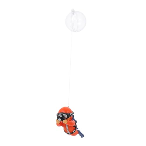 GANAZONO Schwimmendes Taucher Ornament Für Aquarium Niedliches Dekorationsstück Für Fischbecken Natürliche Atmosphäre Langlebig Und Pflegeleicht von GANAZONO
