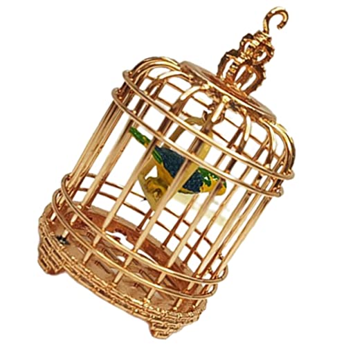 GANAZONO Simulierter Vogelkäfig Vogelhäuser Im Freien Nest Winzig Verschachtelung Käfige Vogel Träger Vogelfütterer Vogelkäfig Futterhalter Papageienkäfig Mini-Enten Rose Gold Metall GANAZONO Simulierter Vogelkäfig Vogelhäuser Im Freien Nest Winzig Verschachtelung Käfige Vogel Träger Vogelfütterer Vogelkäfig Futterhalter Papageienkäfig Mini-Enten Rose Gold Metall von GANAZONO