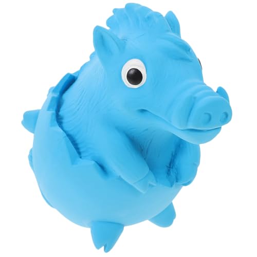 GANAZONO Puppy Kauspielzeug Dinosaurierform Aus Latex Interaktives Quietschendes Spielzeug Für Kleine Hunde Und Welpen Zur Zahnpflege Und Spielvergnügen von GANAZONO