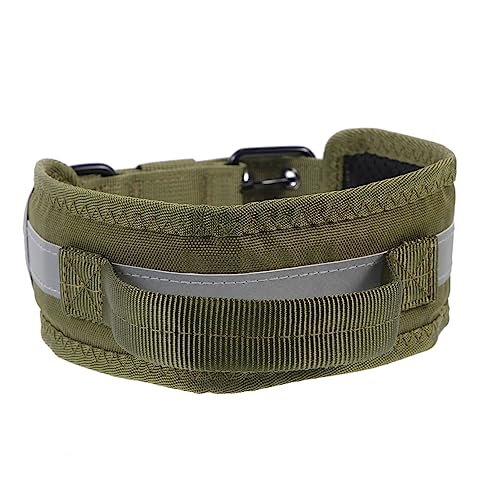 GANAZONO Halskragen Hund Taktisches Hundehalsband Binden Geschirre Hundehalsbänder Einstellbar Automatisch Welpenhalsband Abs Bellen Welpen Rassen Züchten Bausatz Nylongewebe Green Halsband Für Hunde GANAZONO Halskragen Hund Taktisches Hundehalsband Binden Geschirre Hundehalsbänder Einstellbar Automatisch Welpenhalsband Abs Bellen Welpen Rassen Züchten Bausatz Nylongewebe Green Halsband Für Hunde von GANAZONO