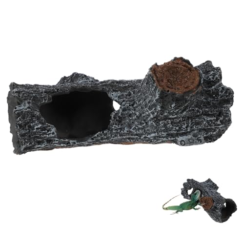 GANAZONO Terrarium Versteck für Reptilien Dekorative Höhle aus Widerstandsfähigem Harz für Eidechsen Spinnen und Hamster mit Lebensechten Details und Vielseitiger Nutzung GANAZONO Terrarium Versteck für Reptilien Dekorative Höhle aus Widerstandsfähigem Harz für Eidechsen Spinnen und Hamster mit Lebensechten Details und Vielseitiger Nutzung von GANAZONO