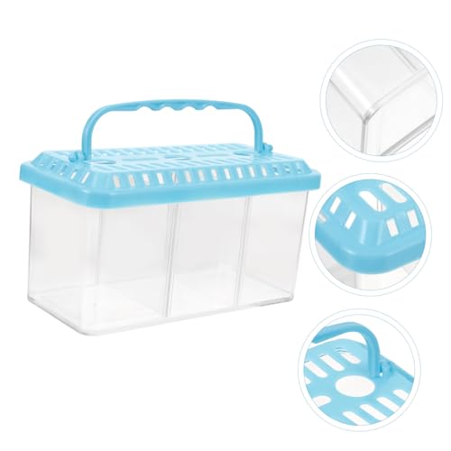 GANAZONO Transparente Fischzucht Box aus Robustem Material Abnehmbare Trennwände für Einfache Reinigung für Kleine Tropische Fische Goldfische und Aquarium Aufzuchtbecken Erhöht von GANAZONO