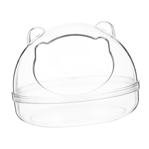 GANAZONO Transparente Hamster Badewanne aus Robustem Vielseitige Sandbad Box für Hamster Kleintier Badezimmer Zubehör Kompakt und Langlebig für Hamsterpflege GANAZONO Transparente Hamster Badewanne aus Robustem Vielseitige Sandbad Box für Hamster Kleintier Badezimmer Zubehör Kompakt und Langlebig für Hamsterpflege von GANAZONO
