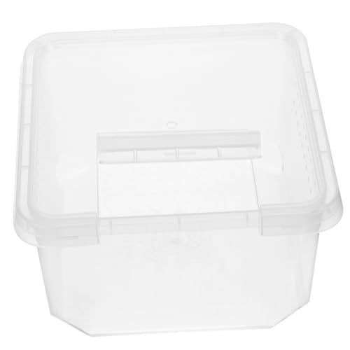 GANAZONO Transparente Reptilienbox mit Belüftung Terrarium für Vogelspinnen und Geckos Langlebige Futterbox für Insekten und Kleintiere Vertikales Design für Optimale GANAZONO Transparente Reptilienbox mit Belüftung Terrarium für Vogelspinnen und Geckos Langlebige Futterbox für Insekten und Kleintiere Vertikales Design für Optimale von GANAZONO