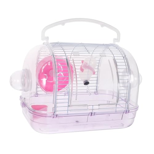 GANAZONO Transparenter Hamsterkäfig aus Tragbarer Nagerkäfig für Hamster Meerschweinchen Kaninchen und Andere Kleintiere Handlicher Outdoor tragekäfig Leicht zu Reinigen und Sicher für GANAZONO Transparenter Hamsterkäfig aus Tragbarer Nagerkäfig für Hamster Meerschweinchen Kaninchen und Andere Kleintiere Handlicher Outdoor tragekäfig Leicht zu Reinigen und Sicher für von GANAZONO