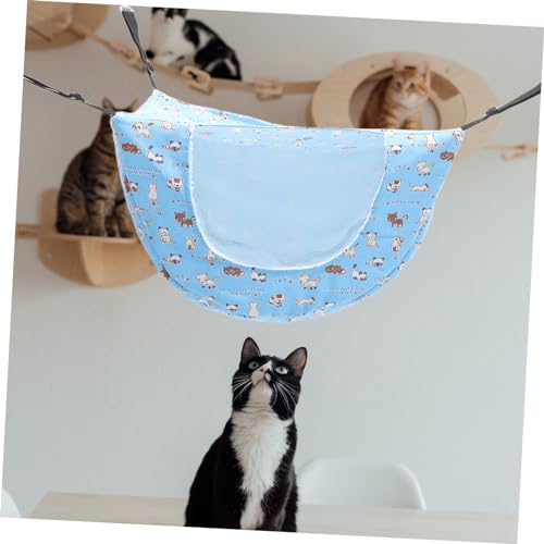 GANAZONO Verstellbare Doppellagige Katzenhängematte aus Weichem Material Dekoratives Hängendes Haustierbett für Katzen Ratten und Kleine Haustiere Installieren Bequemes Schlafplätzchen für GANAZONO Verstellbare Doppellagige Katzenhängematte aus Weichem Material Dekoratives Hängendes Haustierbett für Katzen Ratten und Kleine Haustiere Installieren Bequemes Schlafplätzchen für von GANAZONO
