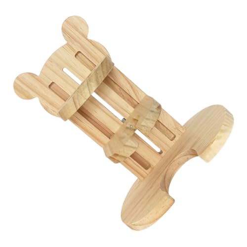 GANAZONO Verstellbarer Holzhalter für Hamster trinkflasche Robustes Langlebiges Material Praktischer Wasserspender ständer für Kleintiere Geeignet für Kleine Haustiere Stilvolles Design von GANAZONO