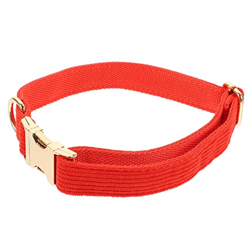 GANAZONO Verstellbares Hundehalsband mit Metallverschluss Stilvolles Design für Kleine bis Große Bequem und Einzustellen für Besondere Anlässe von GANAZONO