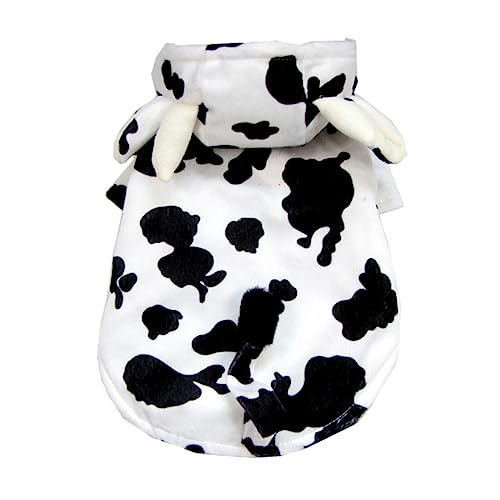 GANAZONO Verwandlungskostü für Haustiere Geburtstag des Hundes Rassen Hunde-Hoodie-Pullover süße Kapuzenpullis Kuh tierkostüme Dog Costume Haustierbekleidung Haustier Kostüme Scheren Weiß GANAZONO Verwandlungskostü für Haustiere Geburtstag des Hundes Rassen Hunde-Hoodie-Pullover süße Kapuzenpullis Kuh tierkostüme Dog Costume Haustierbekleidung Haustier Kostüme Scheren Weiß von GANAZONO