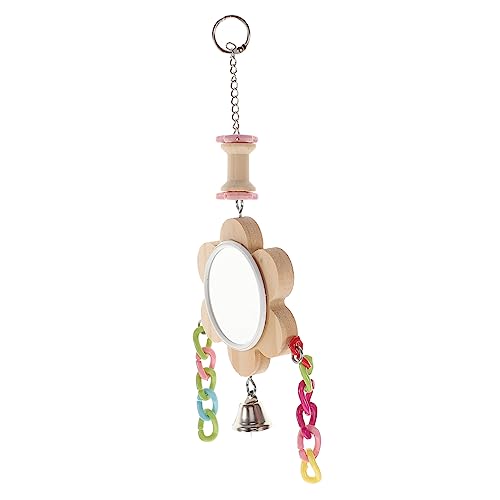 GANAZONO Vogelspiegel-Spielzeug für Papageien Haustier-vogelspiegel Papageien Kau-schaukelspiegel Vogel-hängekäfigspiegel Vogel-aktivitätsspielzeug GANAZONO Vogelspiegel-Spielzeug für Papageien Haustier-vogelspiegel Papageien Kau-schaukelspiegel Vogel-hängekäfigspiegel Vogel-aktivitätsspielzeug von GANAZONO