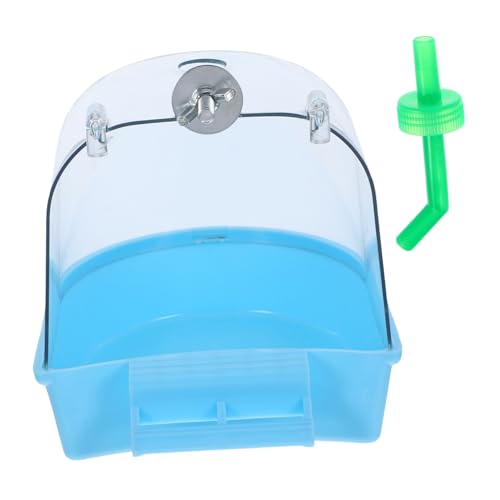 GANAZONO Vogelbadewanne für Käfige Hängende Duschbox für Papageien und Sittiche Praktische und Sichere Badeeinheit aus Langlebigem mit Glatten Kanten und Durchdachtem Design für Spaß Beim GANAZONO Vogelbadewanne für Käfige Hängende Duschbox für Papageien und Sittiche Praktische und Sichere Badeeinheit aus Langlebigem mit Glatten Kanten und Durchdachtem Design für Spaß Beim von GANAZONO