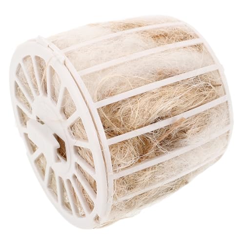 GANAZONO Vogelnistmaterial Für Wildvögel Atmungsaktives Nistmaterial Nistunterlagen Für Hühnerställe Vogelnistmaterialien Jute Ruhematerialien Für Vögel Vogelnest Einlage Kaffee von GANAZONO