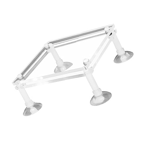 GANAZONO Submersible Pump Rack Für Aquarien Transparente Antivibrationsmatte Aus Hochwertigem Acryl Geräuschreduzierung Einfache Installation Mit Saugnäpfen Schützt Die Pumpe Vor von GANAZONO