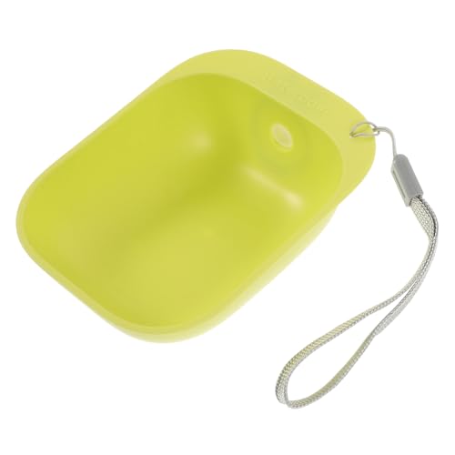 GANAZONO Wasserspender Für Haustiere Hundewassernapf Tragbar Schüssel - Reisen Fütterung Hundewasserschale Trinker Wasserspender Hund Groß Füttern Hund Wasserflasche Light Green Abs von GANAZONO