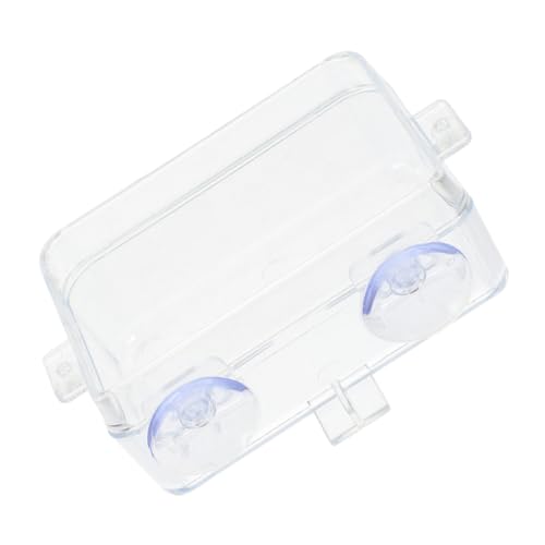 GANAZONO Wasserteller für Reptilien Entweichungs Futternapf für Bartagamen und Schlangen Doppelter als Futter und Wasserschale Abnehmbar und Sicher für Haustiere Transparent GANAZONO Wasserteller für Reptilien Entweichungs Futternapf für Bartagamen und Schlangen Doppelter als Futter und Wasserschale Abnehmbar und Sicher für Haustiere Transparent von GANAZONO