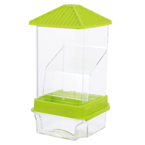 GANAZONO Wellensittich-vogelfutterbox Aus Kunststoff, Automatischer Papageien-vogelfutterspender, Auslaufsicherer Papageien-futternapf Für Zuhause Und Zoohandlungen von GANAZONO