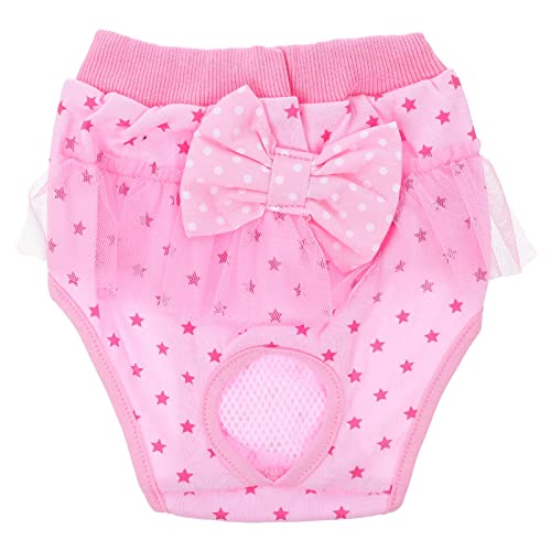 GANAZONO Welpenwindel Pantie Für Hündinnen Atmungsaktive Sanitary Pants Mit Rüschen Für Läufigkeit Waschbar Für Haustiere Und Hundetraining GANAZONO Welpenwindel Pantie Für Hündinnen Atmungsaktive Sanitary Pants Mit Rüschen Für Läufigkeit Waschbar Für Haustiere Und Hundetraining von GANAZONO