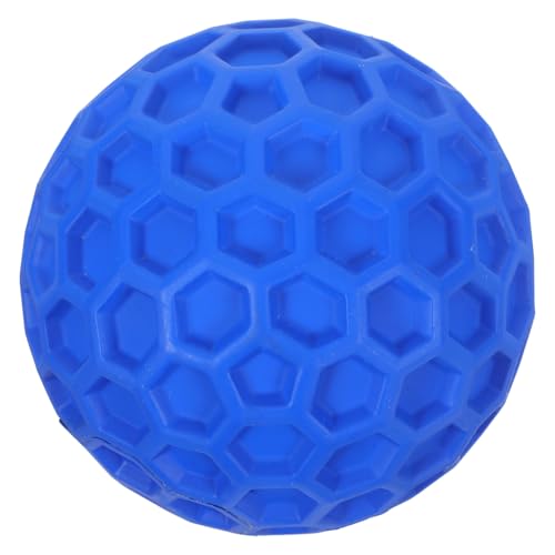 GANAZONO Interaktiver Hundespielzeugball Aus Gummi Squeaky Kauspielzeug Für Kleine Hunde Fördert Zahnpflege Und Spielspaß Drinnen Und Draußen Langlebiges Und Sicheres Haustierspielzeug von GANAZONO