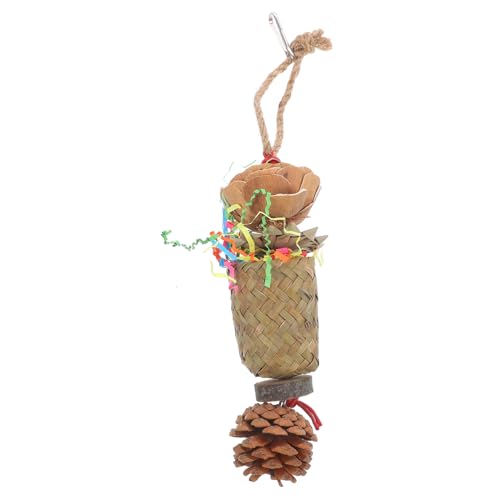 GANAZONO Papagei-vogelspielzeug Aus Holz Zum Aufhängen Bento-Tasche Kauspielzeug Vogel-schredderspielzeug Für Ziervögel Sittichkäfig-zubehör Kauspielzeug GANAZONO Papagei-vogelspielzeug Aus Holz Zum Aufhängen Bento-Tasche Kauspielzeug Vogel-schredderspielzeug Für Ziervögel Sittichkäfig-zubehör Kauspielzeug von GANAZONO