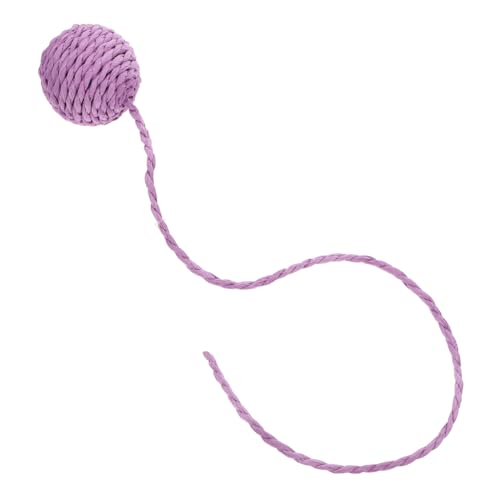 GANAZONO rollende Kugel der Katze Katzen interaktives katzenspielzeug Katzenaccessoires Katzenspielzeug mit Glocke Katzen zubehör Katze Kratzkugel Katze spielt Ball Papier Violett GANAZONO rollende Kugel der Katze Katzen interaktives katzenspielzeug Katzenaccessoires Katzenspielzeug mit Glocke Katzen zubehör Katze Kratzkugel Katze spielt Ball Papier Violett von GANAZONO