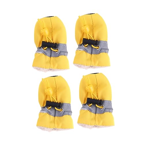GANAZONO Schuhe für Hunde Hund rutschfeste Sohle Hundeschuhe für kleine Hunde Regentag Hundeschuhe Hund Dog Shoes Haustierschuhe sockenschuhe Hundestiefel Stiefel für Hunde Yellow GANAZONO Schuhe für Hunde Hund rutschfeste Sohle Hundeschuhe für kleine Hunde Regentag Hundeschuhe Hund Dog Shoes Haustierschuhe sockenschuhe Hundestiefel Stiefel für Hunde Yellow von GANAZONO