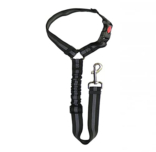 GANDUNQI Auto-Sicherheitsgurt für Haustiere, einziehbarer, verstellbarer Sicherheitsgurt, Haustier-Training, Auto-Sicherheitsseil, rundes Hundeauto, elastisches Band, Haustierseil, mehrfarbig optional von GANDUNQI