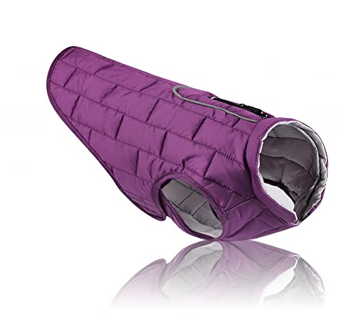 Hundejacke – wendbarer Fleece-Wintermantel – Schutz bei kaltem Wetter – kann mit Geschirr oder zusätzlichen Schichten getragen werden – reflektierende Akzente, Zugang zur Leine, wasserabweisend Hundejacke – wendbarer Fleece-Wintermantel – Schutz bei kaltem Wetter – kann mit Geschirr oder zusätzlichen Schichten getragen werden – reflektierende Akzente, Zugang zur Leine, wasserabweisend von GANDUNQI