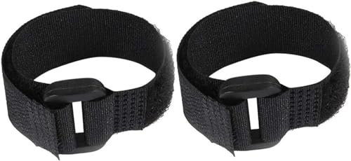2 x schwarzes Anti-Hahn-Halsband, kein Krähengeräusch, Halsgürtel für Hähne für Huhn, Ente, Gans, verbessertes Schwarz, Länge 20,5 cm Halsbänder von GANPUB