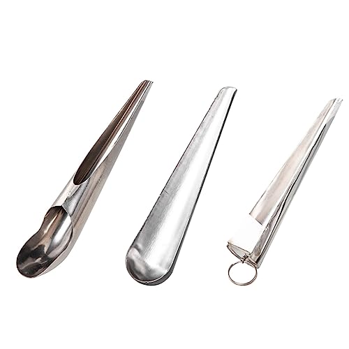 GANYKQ 3 Stück/Set Papageien-Futterlöffel, Vogelfutterlöffel, Edelstahl-Futterlöffel für Vogelkäfig, Vogelfütterung, Vogellöffel GANYKQ 3 Stück/Set Papageien-Futterlöffel, Vogelfutterlöffel, Edelstahl-Futterlöffel für Vogelkäfig, Vogelfütterung, Vogellöffel von GANYKQ