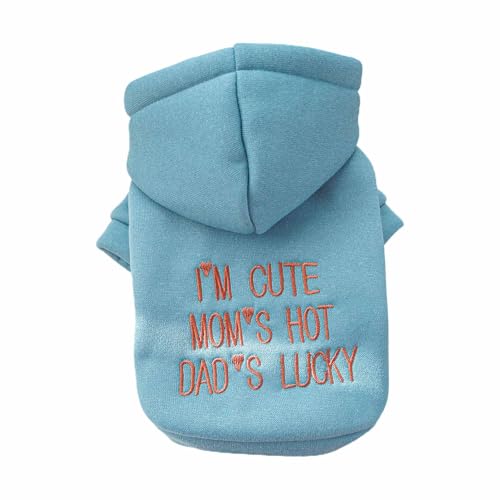 GANYKQ Hunde-Kapuzenpullover, Haustierkleidung, Frühlingsjacken, Buchstaben, Stickerei, Mantel, Kleidung für Welpen, Shih Tzu, 5 Größen GANYKQ Hunde-Kapuzenpullover, Haustierkleidung, Frühlingsjacken, Buchstaben, Stickerei, Mantel, Kleidung für Welpen, Shih Tzu, 5 Größen von GANYKQ