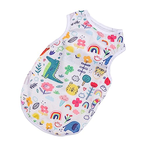 GANYKQ Hundebekleidung Happy Dog Shirt Hundeweste Welpen-Shirts Haustier-Shirt, Haustier-T-Shirt, Hunde-T-Shirt GANYKQ Hundebekleidung Happy Dog Shirt Hundeweste Welpen-Shirts Haustier-Shirt, Haustier-T-Shirt, Hunde-T-Shirt von GANYKQ