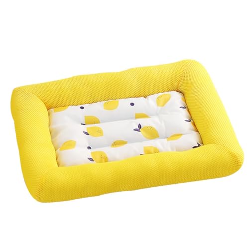 GANYKQ Hundebett für Haustiere, atmungsaktives Schlafbett, kleine Hunde, Eiskissen, Cartoon-Matte, Katzenkühlkissen, Haustierzubehör GANYKQ Hundebett für Haustiere, atmungsaktives Schlafbett, kleine Hunde, Eiskissen, Cartoon-Matte, Katzenkühlkissen, Haustierzubehör von GANYKQ