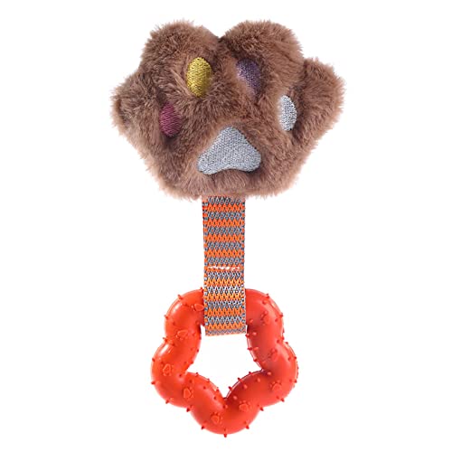 GANYKQ Hundespielzeug Quietschspielzeug Welpenspielzeug Gefülltes Kauspielzeug für Hunde Zahnen Weiches Haustierspielzeug Plüsch Cartoon Pfotenform GANYKQ Hundespielzeug Quietschspielzeug Welpenspielzeug Gefülltes Kauspielzeug für Hunde Zahnen Weiches Haustierspielzeug Plüsch Cartoon Pfotenform von GANYKQ