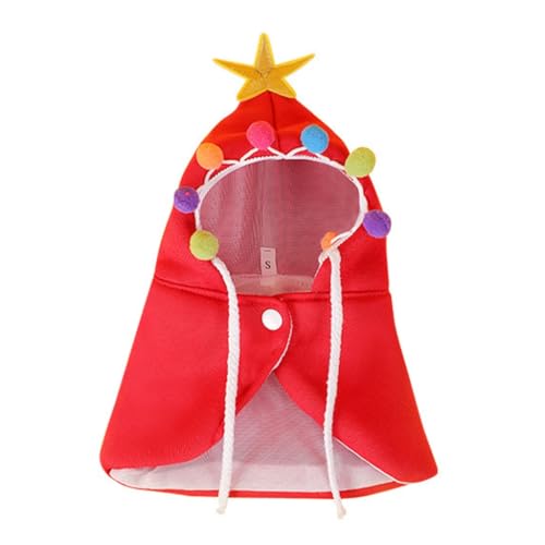 GANYKQ Kapuzenumhang für Katzen, Weihnachten, Party, Haustier, Hunde, Cosplay, Winter, Weihnachten, Haustier, Kätzchen, Welpen, Cosplay-Zubehör GANYKQ Kapuzenumhang für Katzen, Weihnachten, Party, Haustier, Hunde, Cosplay, Winter, Weihnachten, Haustier, Kätzchen, Welpen, Cosplay-Zubehör von GANYKQ
