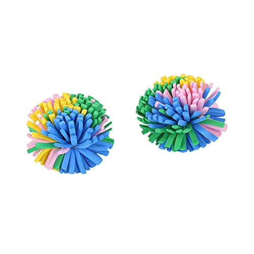 GANYKQ Katzenspielzeug, weich, bunt, EVA-Bälle, 5,1 cm, interaktives Spielen, leise Bälle für Indoor-Kätzchen, Jagd und Übung GANYKQ Katzenspielzeug, weich, bunt, EVA-Bälle, 5,1 cm, interaktives Spielen, leise Bälle für Indoor-Kätzchen, Jagd und Übung von GANYKQ