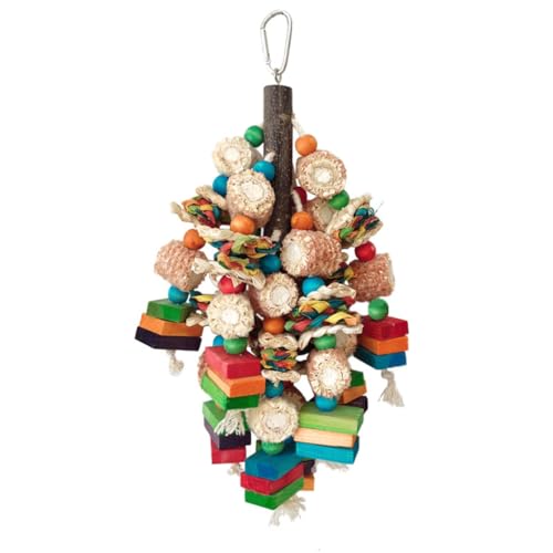 GANYKQ Papagei Kauspielzeug Naturholz Papageien Schnäbel Schleifen Spielzeug Beißfest Nymphensittiche Sittiche Hänge Vogel Molar Spielzeug GANYKQ Papagei Kauspielzeug Naturholz Papageien Schnäbel Schleifen Spielzeug Beißfest Nymphensittiche Sittiche Hänge Vogel Molar Spielzeug von GANYKQ